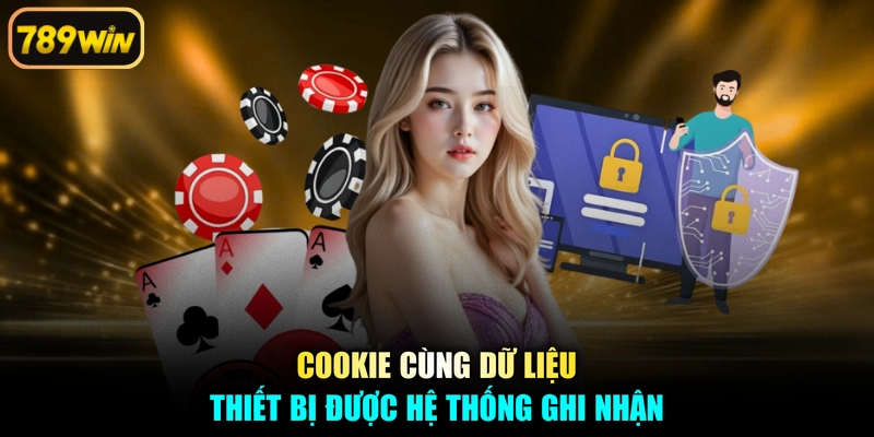 Cookie cùng dữ liệu thiết bị được hệ thống ghi nhận