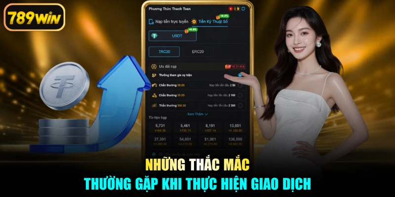 Những thắc mắc thường gặp khi thực hiện giao dịch
