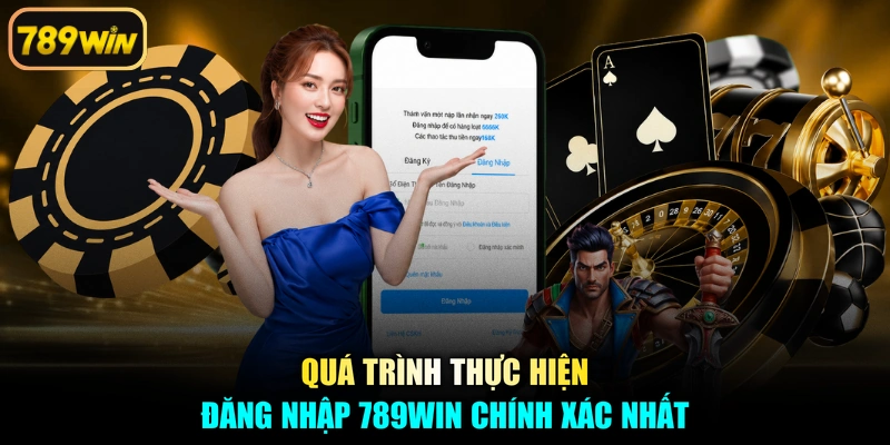 Quá trình thực hiện đăng nhập 789win chính xác nhất